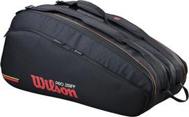 Wilson PRO STAFF CLASSIC Teniso raketės krepšys Talpina iki 12 raketės Juodas WR8053801001 - (pagrįsti vidutinio svorio raketės) - juoda