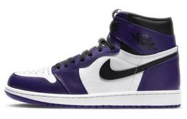 Jordan 1 Retro High Court Purple White 555088-500 42.5