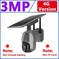 4G SIM Card WIFI Solar Battery PTZ 3MP/5MP Outdoor Waterproof PIR Alarm Motion Detection P2P CCTV Camera kupranugaris