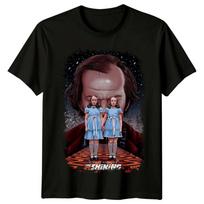 Švytėjimas (1980 m) Filmo plakato įkvėpti marškinėliai Retro 80-ųjų marškinėliai Unisex 2XL