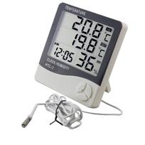 LCD skaitmeninis termometras, drėgmės matuoklis, orų stotis namų viduje, lauke, C/F temperatūros drėgmės matuoklis su žadintuvu
