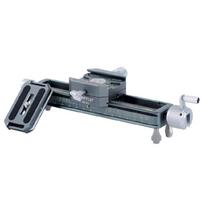 MR-180II Makro fotografijos slankiklis su kreipiamuoju bėgeliu, metalinis rėmas, ergonomiškas, greito atleidimo, panoraminis pagrindo tvirtinimo bėgelis 1 gray
