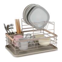 Indų džiovykla su padėklu E-8190 Smėlio spalvos