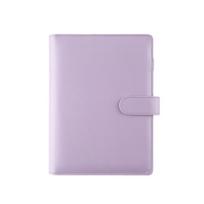 Folder Ring Binder A6/A5 Planner Book Notebook Cover Loose-Leaf Cover Binder Cover Notepad Cover A6 violetinė