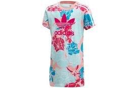 Adidas Originals Vaikams Suknelės Apvalia Kakla Vidutinio Ilgio Trumpa FM4900 116