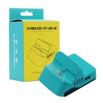 VAORLO, skirtas Nintendo Switch / Switch Lite doko stovui Universalus reguliuojamas USB Type-C įkroviklio pagrindo stovas su 4 USB šakotuvais mėlyna