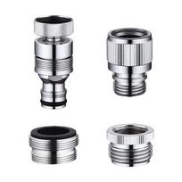 Adapteris nuo kriauklės prie sodo žarnos Žarna, jungiama prie kriauklės žarnos Kriauklės čiaupas Čiaupui prie jungties S2W6 silvery-1set