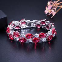 Zircon Bracelets, Mona Lisa, Bridal Jewelry, Women'S Jewelry. white