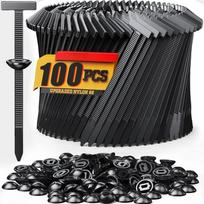Design Plastic Cable Ties Tool Fasteners Car Body Nylon Universal Cable Tie Buckle Heavy Duty Zip Ties Holder Pin Button