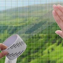 One roll Window Screen Repair Tape Self Adhesive Mesh Tape Net Door Fix Patch Anti Insect Mosquito Mesh Broken Holes Repairing