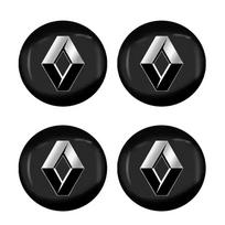 Skirta Renault 2026 Nauji ratlankių gaubteliai 4 vnt. 56 mm Automobilio rato centrinis gaubtelis Ratlankio dangtelis Emblema Lipdukas Skirta Renault Clio Laguna 2 Megane 3 Dus