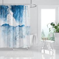 Atsparūs vandeniui audinio dušo užuolaidų vonios užuolaidų priedai 180X200 vonios užuolaida dušui 240*200 Šiaurietiška Boho dekoracija W60H190(CM)-1 Pcs