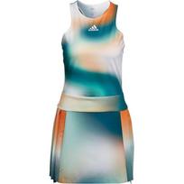 Adidas be rankovių suknelė moteriška Balta/Miško žalia/Nefrito balta/Vandeninės anties žalia HA7610 165/88A/M blue