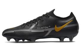 Nike Phantom GT2 Elite Fg Juoda Metalinė Tamsiai Pilka Metalinė Auksinė CZ9890-007 40.5