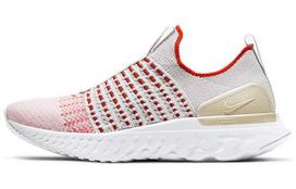 Nike React Phantom Run Flyknit 2 Vast Grey Fire Pink Team Orange Women's CJ0280-003 39