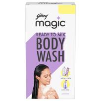 Godrej Magic Ready to Mix Body Wash Lavender Combo pack (Bottle + Refill) Lavender