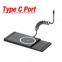 New Scalable Car Wireless Charger Phone Base for iPhone 16 15 14 13 Pro Max Samsung S24 S23 Xiaomi 15 LG Fast Charging Station