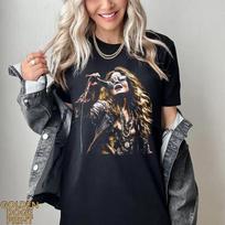 Janis Joplin Shirt, Hippie Rock & Roll Concert Tee, Music Shirt Unisex T-Shirt S