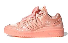 Adidas Originals FORUM Satin Low J Anti kick Low top Skateboard Shoes Coral Powder Teenagers FY8823 36