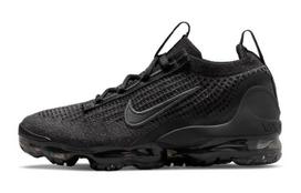 Nike Air VaporMax 2021 Flyknit 'Triple Black' Gs DB1550-001 37.5