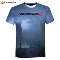 Žaidimas Tekken 8 Spausdinti 3D marškinėliai Vyrams Moterims Mada Laisvalaikio Gatvės drabužiai Marškinėliai Vasara Berniukams Mergaitėms Didelio dydžio Drabužiai Viršūnės XXS