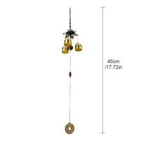Vintažiniai metaliniai vėjo varpeliai, paukščio, pelėdos, retro žalvario vėjo varpeliai su S formos kabliuku, skirti naudoti viduje ir lauke, Šiaurės šalyse.