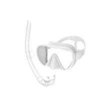 Snorkeling Diving Kit Silicone Large Frame Diving Mask One Size balta