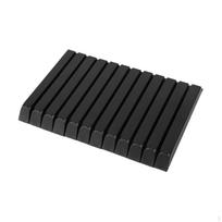 Fortepijono klavišų viršūnės Akrilinė instrumentų detalė Remonto įrankis Pakeitimas Black Matte