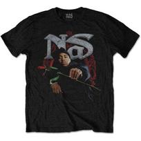 Nas Men's NASTS01MB01 T-Shirt, Black, S S juoda