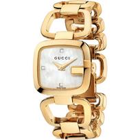 Gucci YA125513 G-Gucci motinos perlo moteriškas laikrodis 24 auksas
