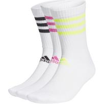 Adidas trumpikės kojinės unisex 3 poros baltos GQ5979 L