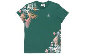 Adidas Originals marškinėliai moteriški miško žali GR1387 34
