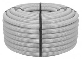 Lanksti gofruota žarna su traukikliu 320N Rgp 25/19 Pilka Atspari UV 68280 /50M/