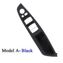 Dešinės pusės vairuotojo automobilio interjero durų rankenos skydelio apdailos dangtelio pakeitimas BMW 5 serijai F10 F11 F18 520 523 525 528 Model A-Black
