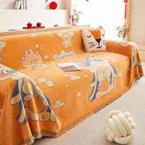 Chenille My Lucky Stars Sofa Towel Anti-Scratching Thick Non-Slip Universal Sofa Cover Full Set New Year Cover Cloth Cushion 180*130cm