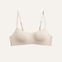 Sexy Push Up liemenėlė moterims Besiūlės belaidės liemenėlės Patogios vientisos spalvos Bralette Everyday Ladirs Liemenėlė S-XL S balta