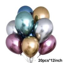New 20Pcs Rose Gold Balloon Set Confetti Metallic Balloons Birthday Party Wedding Decoration Anniversary Globals Baby Shower Bal