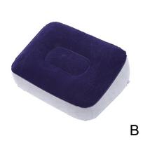 Nešiojama pripučiama kojų atrama pagalvė PVC kojų atrama pagalvė namams kojoms kelionėms atsipalaidavimui aukštyn pagalvė O7R6 blue-one-size