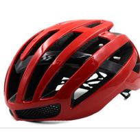 Helmet Adult road bike helmet Mountain bike helmet Adjustable size for adults M raudona