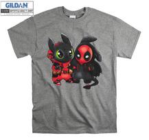 Toothless and Deadpool Friends T-shirt Gift Hoodie T shirt Men Women Unisex 6516 L