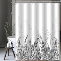 Besbesme Boho Mid Century Shower Curtain Set, Waterproof Fabric For Bathroom Decor Bathtub Modern Machine Washable Weighted Hem W60H190(CM)-1 Pcs