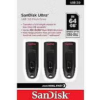 SanDisk STICK ULTRA 64GB USB 3.0 FLASH DRIVE SDCZ48-064G-G46T