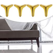 4 Pieces Furniture Legs Replacement Couch Solid DIY Sofa Feet for TV Cabinets Home auksas