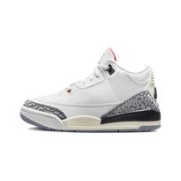 Air Jordan 3 Retro PS White Cement Reimagined Vaikų sportbačiai Summit-White Fire-Red Black DM0966-100 28