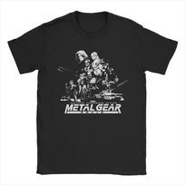 Metal Gear Solid FOX Logo Game T Shirt Beach  Fashion T Shirts Couple Cotton O Neck 4XL 5XL 6XL Tees Short Sleeve Vintage Tshirt S