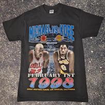 MJ Prieš Kobe Krepšinio Grafinis Marškinėlis Mažas Unisex Marškinėlis L