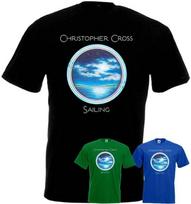 Christopher Cross Buriavimas v15 Marškinėliai juodi mėlyni žali visų dydžių S-5XL MI356 Unisex Marškinėliai XL