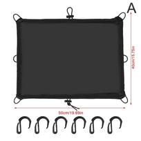 Motorcycle Luggage Cover Waterproof Elastic Helmet Net Seat Holder Accessories RackCover Outdoor Pockets Riding Motorcycle X8A6
