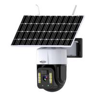 Wireless Solar 360° PTZ Outdoor Security Camera CN plug (adapter included) 4g mobiliosios vieno objektyvo 3mp su 32gb saugykla spalvotas