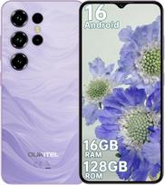 OUKITEL C2 atrakintas mobilusis telefonas 2025-6,52  ekranas išmanusis telefonas, 16GB + 128GB / 1 TB, 5000 mAh baterija, 13 MP kamera violetinė